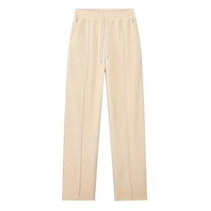 Conjunto de 2 piezas:  sudadera con tejido suave y pantalón de corte recto