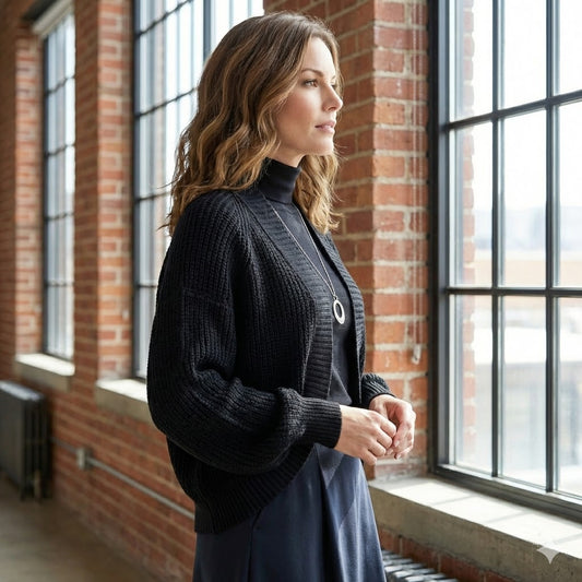 CHALECO TIPO CHAL DE PUNTO