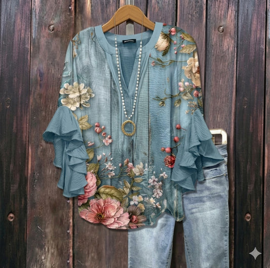 Blusa con Estampado Floral