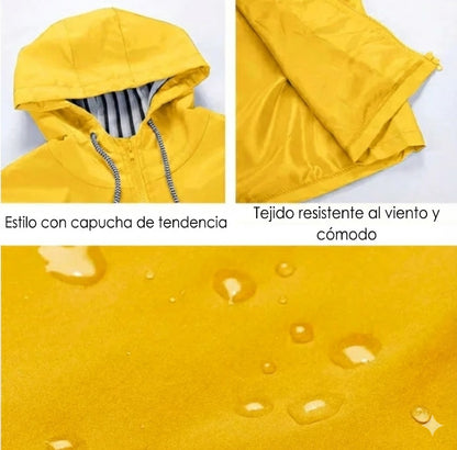 CHAQUETA IMPERMEABLE Y CORTAVIENTOS